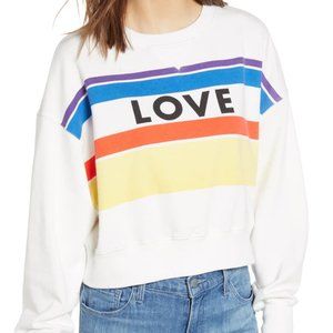 Rebecca Minkoff Ebony Love Stripe Sweatshirt